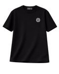 CLASSIC LOGO TEE - NOIR / BLANCO