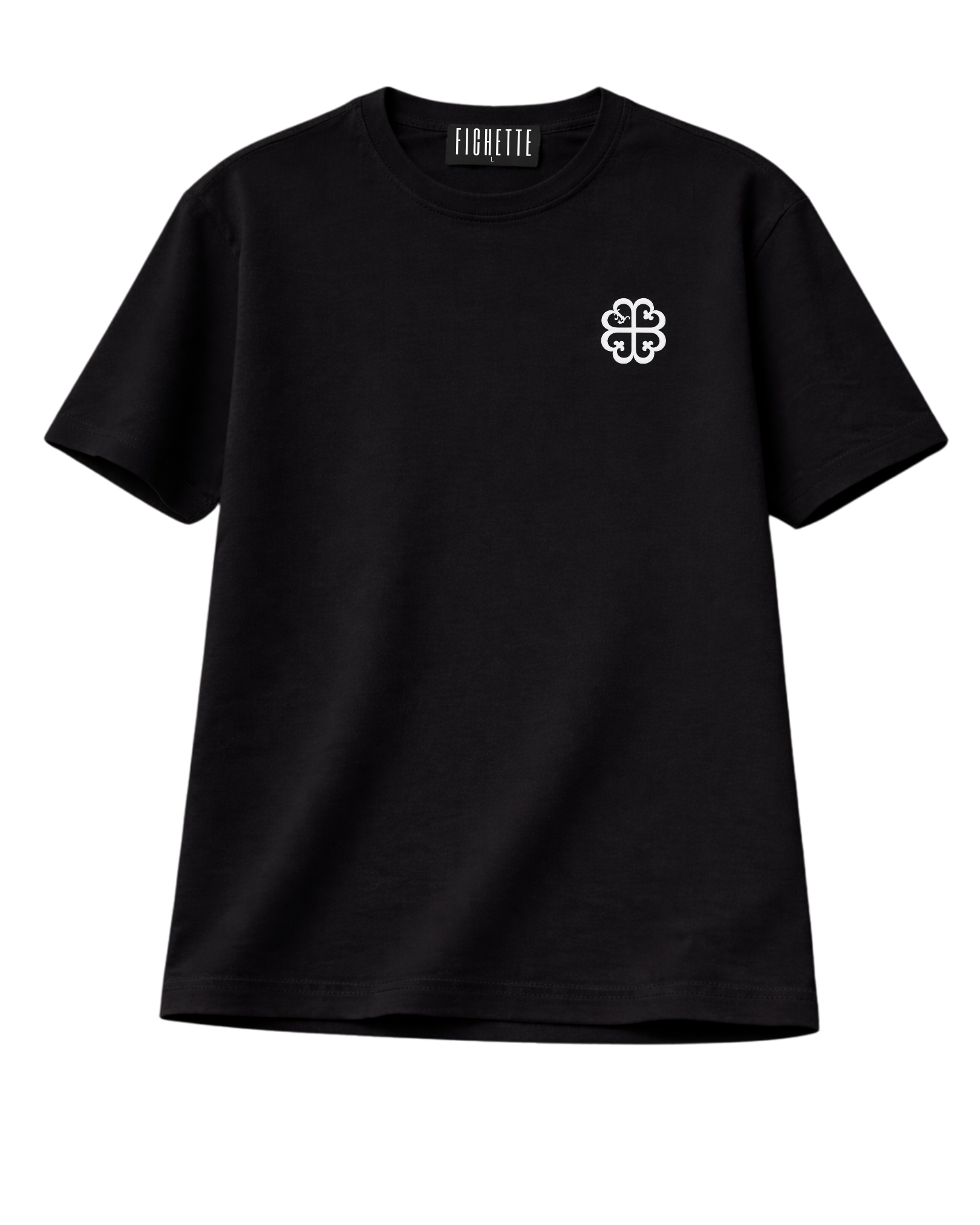 CLASSIC LOGO TEE - NOIR / BLANCO