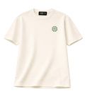 CLASSIC LOGO TEE - CREMÉ / FORREST GREEN