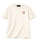 CLASSIC LOGO TEE - CREMÉ / BRICK RED