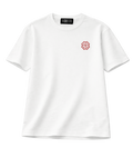 CLASSIC LOGO TEE - BLANCO / BRICK RED