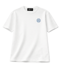 CLASSIC LOGO TEE - BLANCO / DENIM BLUE